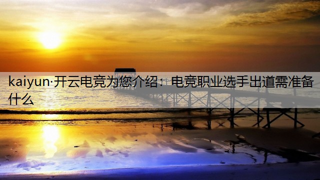 kaiyun·开云电竞为您介绍：电竞职业选手出道需准备什么
